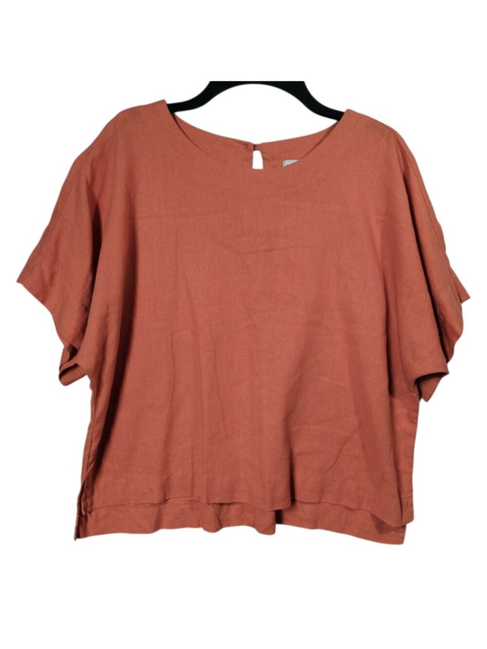 Anne Klein Dolman Short sleeve Top Cropped Women's Size Small